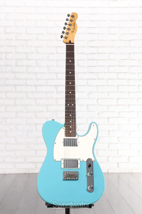 Fender Player II Telecaster HH Electric Guitar – Aquatone Blue with Rosewood