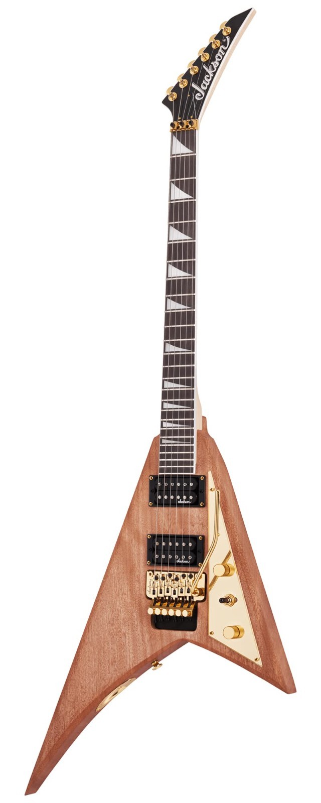 Jackson JS Series Rhoads MAH JS32 Electric Guitar – Natural w/ Instrument Cable