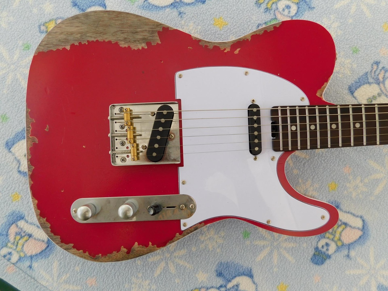 KGD Relic Tele, Roasted Neck,Alnico Pickups, Naked Neck Pickup,Capacitor Upgrade