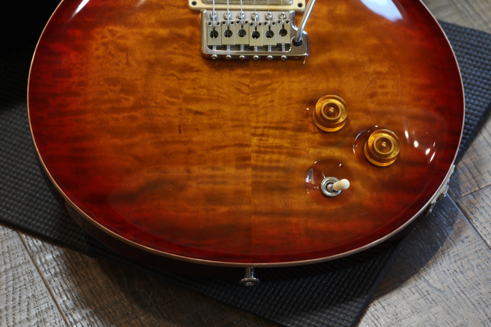 2002 PRS Santana Signature III Wide Fat Neck Electric Guitar Sunburst + OHSC