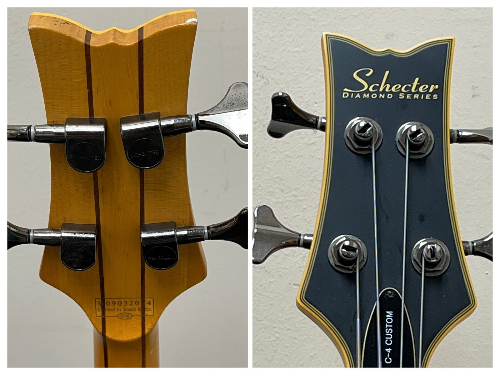 Schecter C-4 Custom MIK Active Black