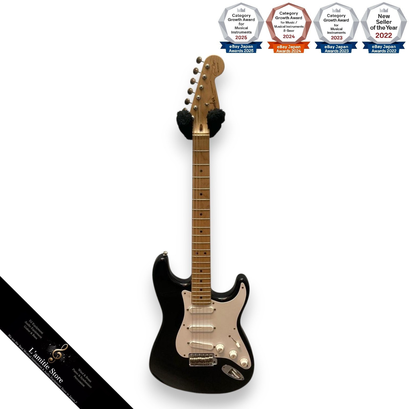 Fender Eric Clapton Blackie Stratocaster 1996 Signature Electric Guitar