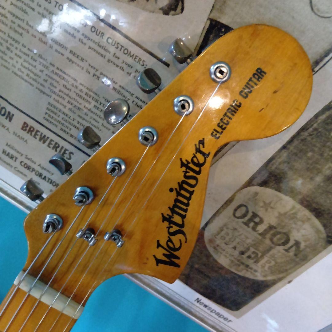 Westminster Stratocaster Type Matsumoku MIJ Vintage 1970s Electric Guitar White
