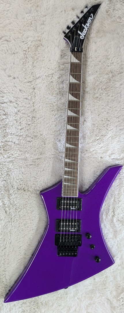 Jackson X Series Kelly KEX, Laurel Fingerboard, Deep Purple Metallic Elec Guitar