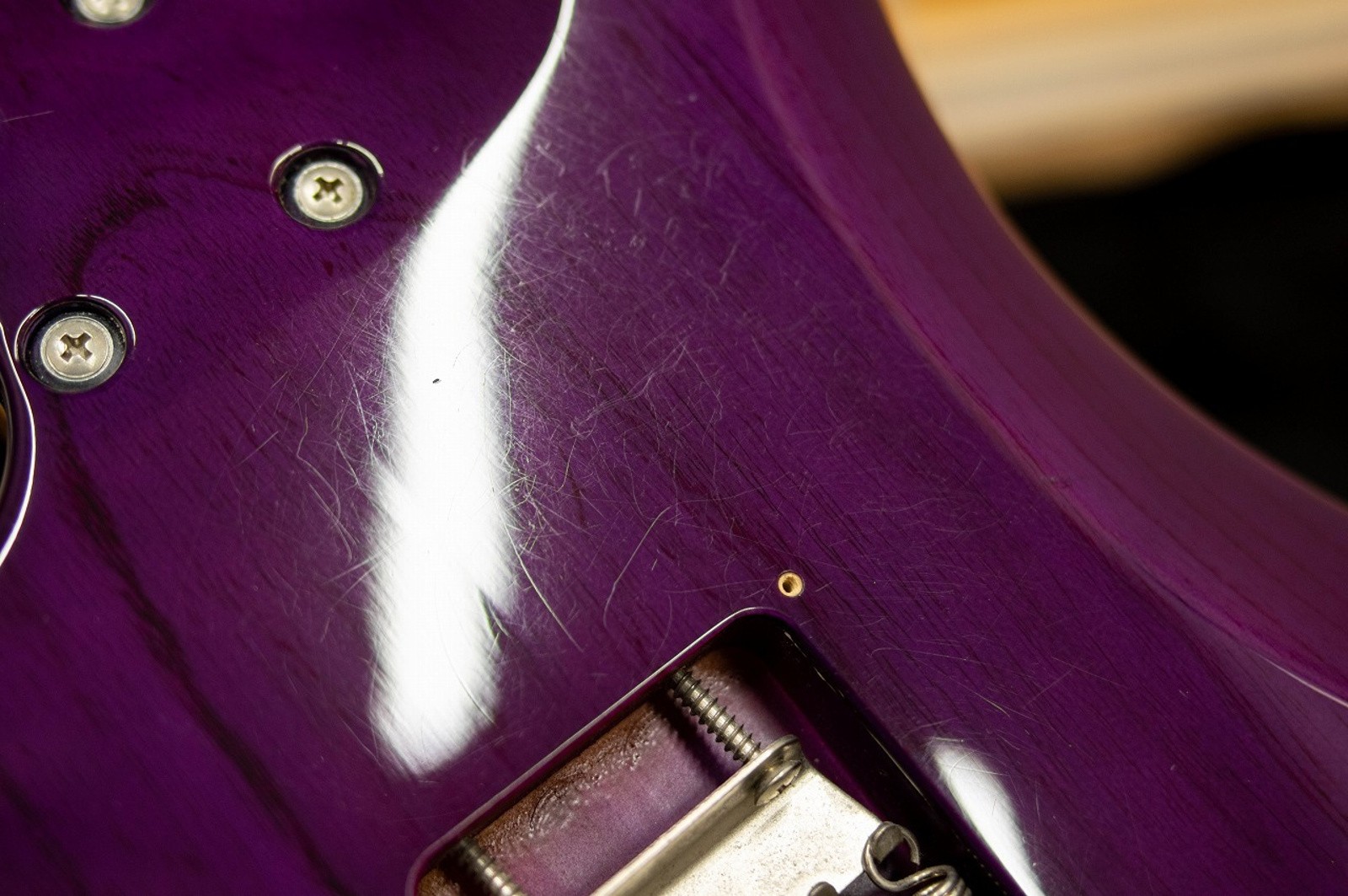 Schecter SD-2-24-AS PUR See-thru Purple Used 2010 Maple Fingerboard w/Soft Case