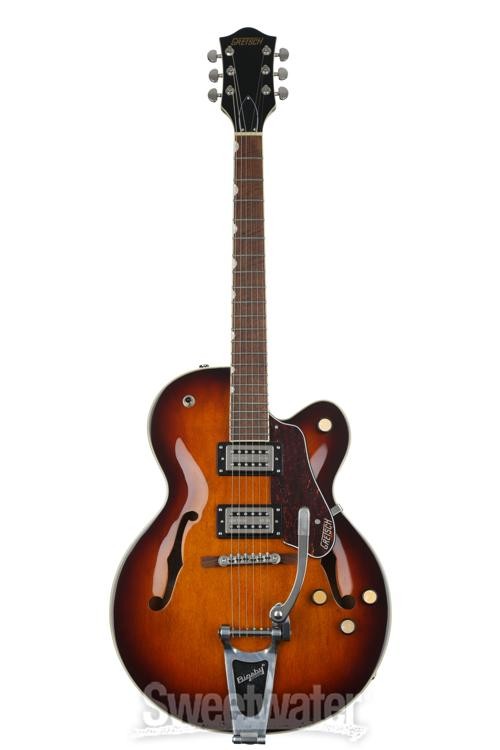 Gretsch G2420T Streamliner Hollowbody Electric Guitar with Bigsby – Havana Burst