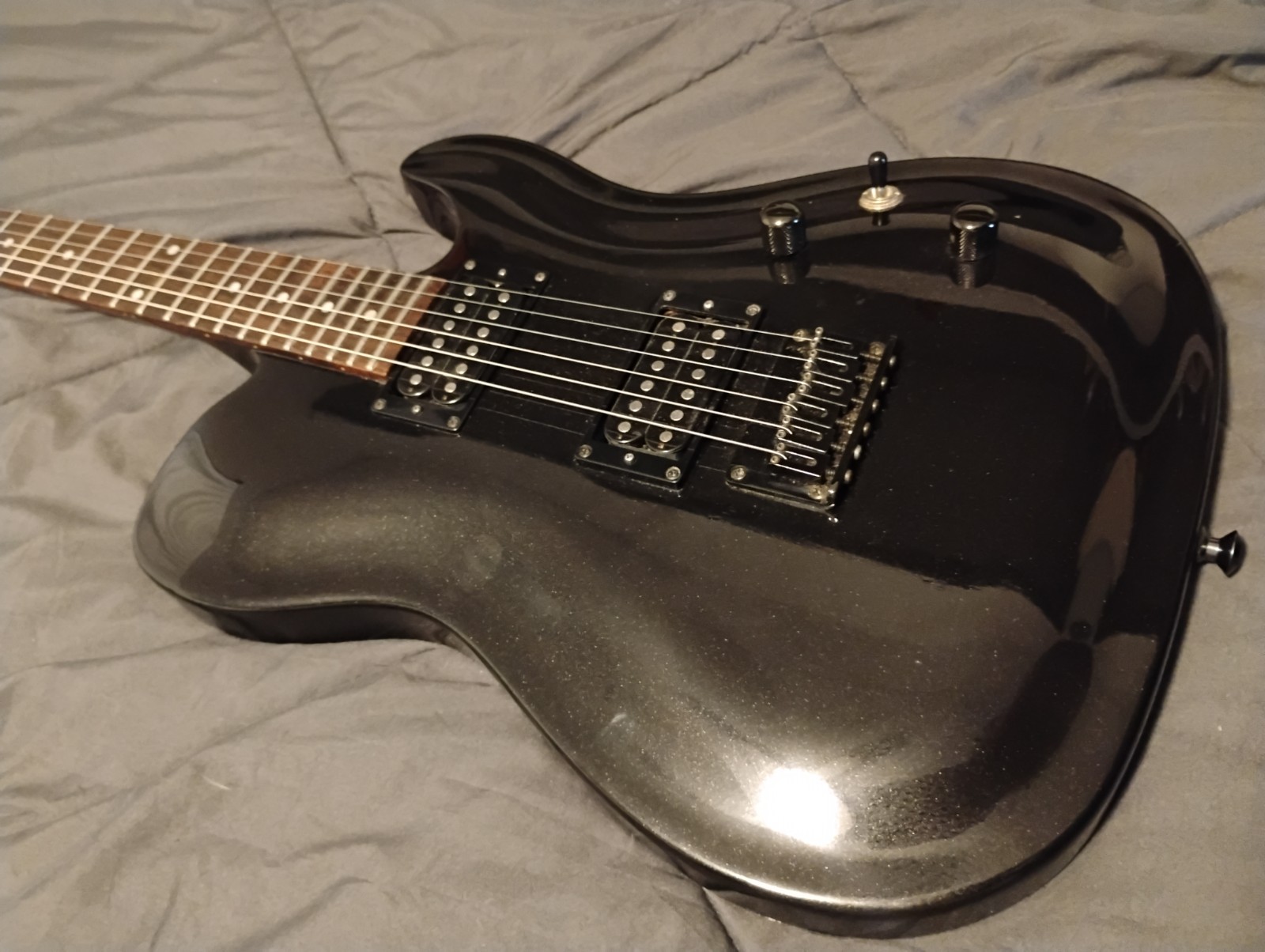 Fender Squire Double Fat Telecaster 2001 – 2003 Metallic Black