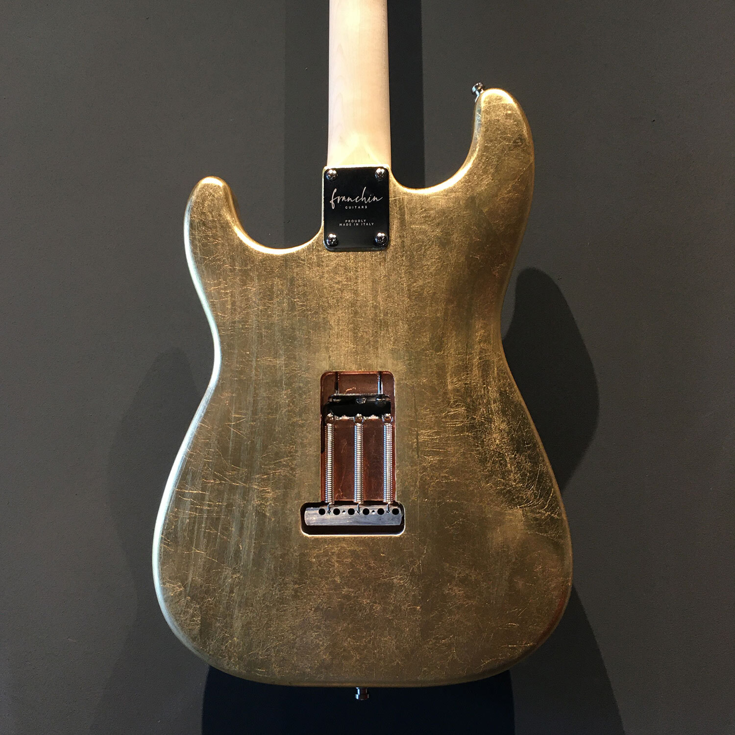 FRANCHIN Mercury guitar Glossy METALLIC LEAF Alder gold S-type *MADE TO ORDER