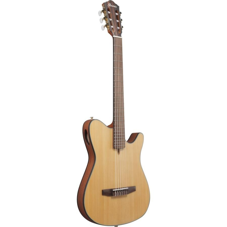 Ibanez FRH10N-NTF Nylon Electric Guitar Natural Flat FR Hollow Body with Gig Bag