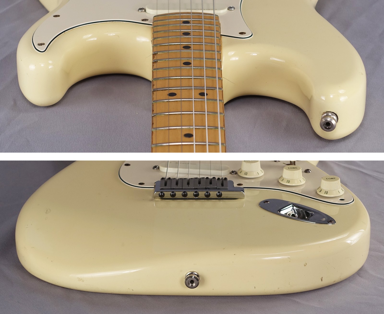 1992 Fender Stratocaster Plus Olympic White with Original Hardshell Case