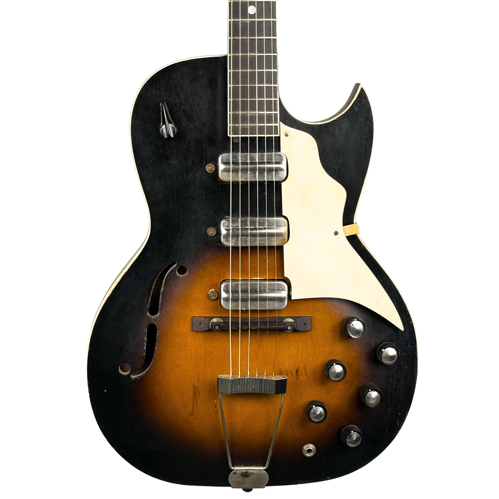 TrueTone Kay K573 Speed Demon HollowBody Electric Guitar Vintage Sunburst 1963