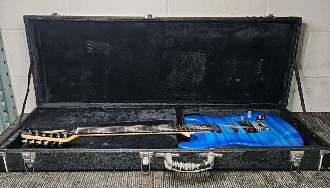 Leo Jaymz HSS Stratocaster-Style Electric Guitar with Case