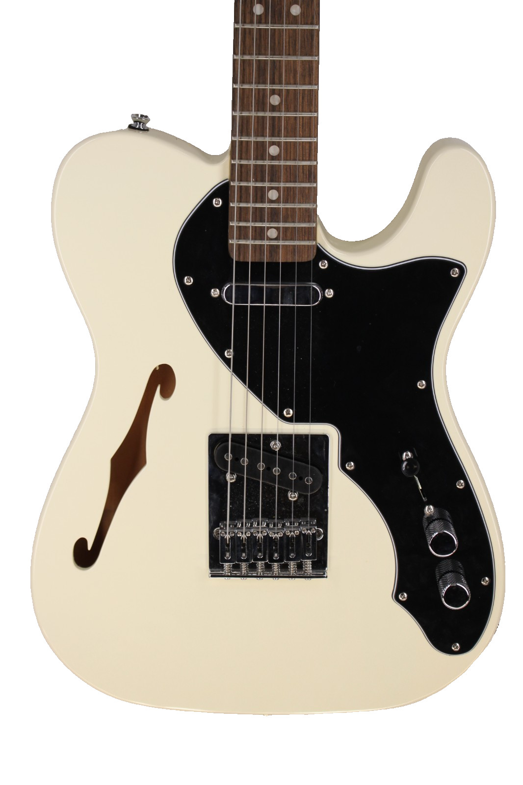 FSR Squier Affinity Tele Thinline Electric Guitar – Olympic White #M1188