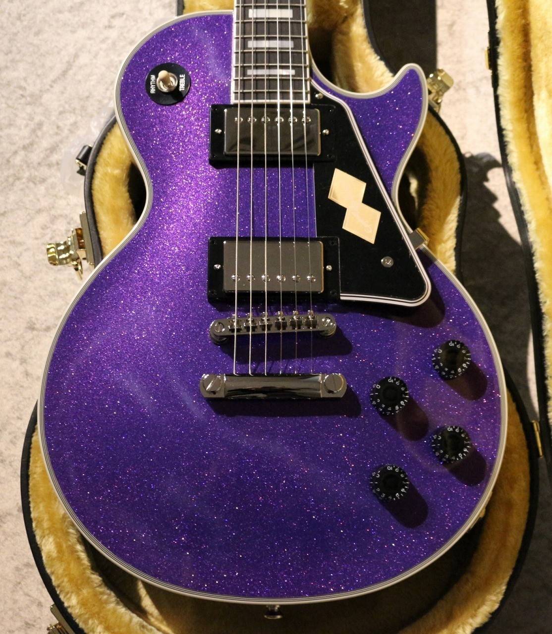 Epiphone Inspired by Gibson Custom Les Paul Custom ~Amethyst Sparkle~ 4.07kg Gib