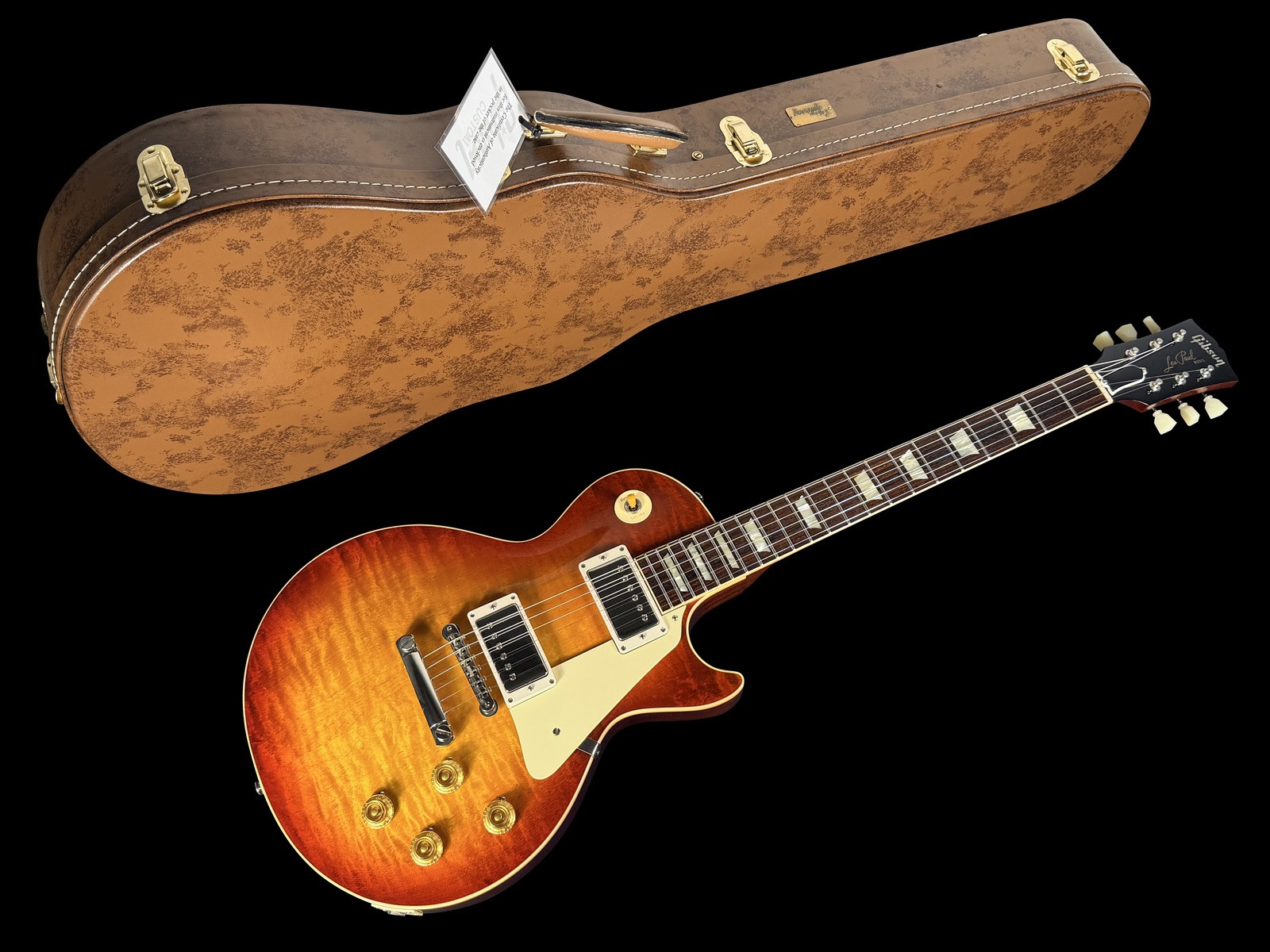2022 GIBSON LES PAUL ’59 CUSTOM SHOP R9 FLAME TOP 1959 REISSUE ~ WASHED CHERRY