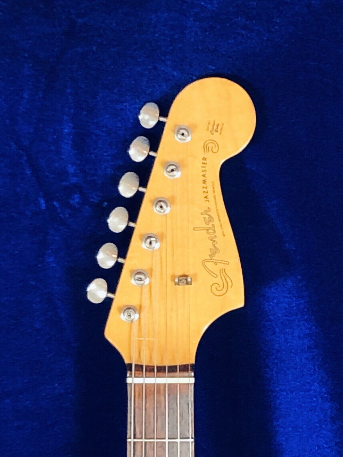 Fender Japan JM66-85 TOM Used White Rare Jazzmaster 1999-2002 W/Soft Case
