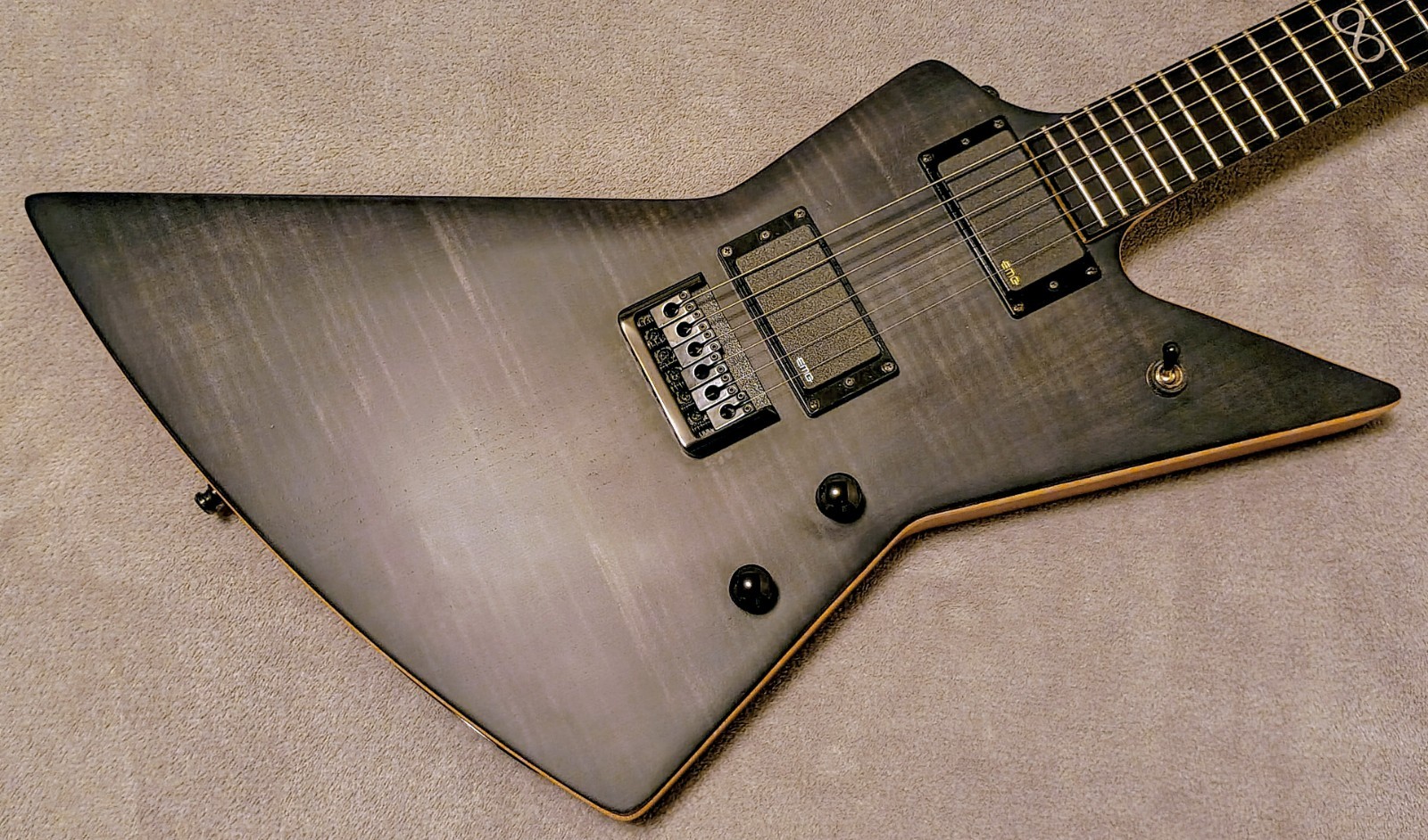 Chapman Ghost Fret 2016 (Korea) Mahogany/Flame Maple ~ Neck Thru ~ EMG ~ OHSC