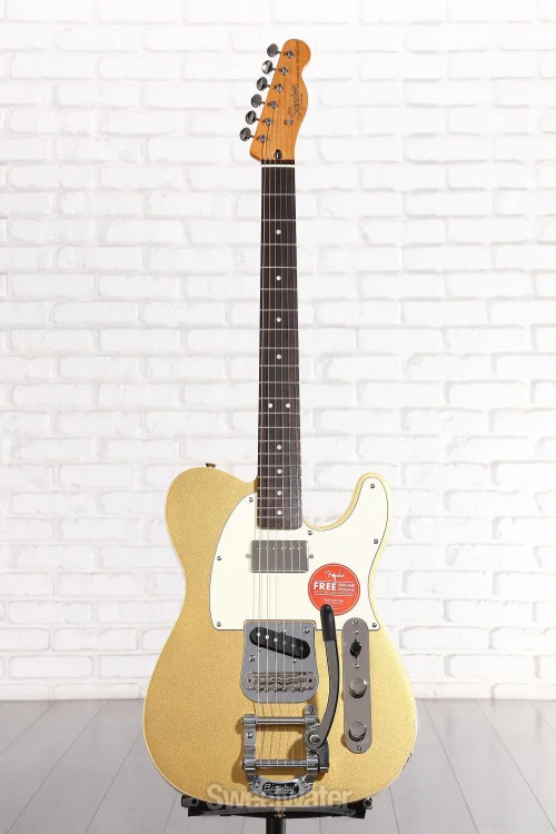 Squier Classic Vibe ’60s Custom Telecaster SH with Bigsby Electric Guitar –