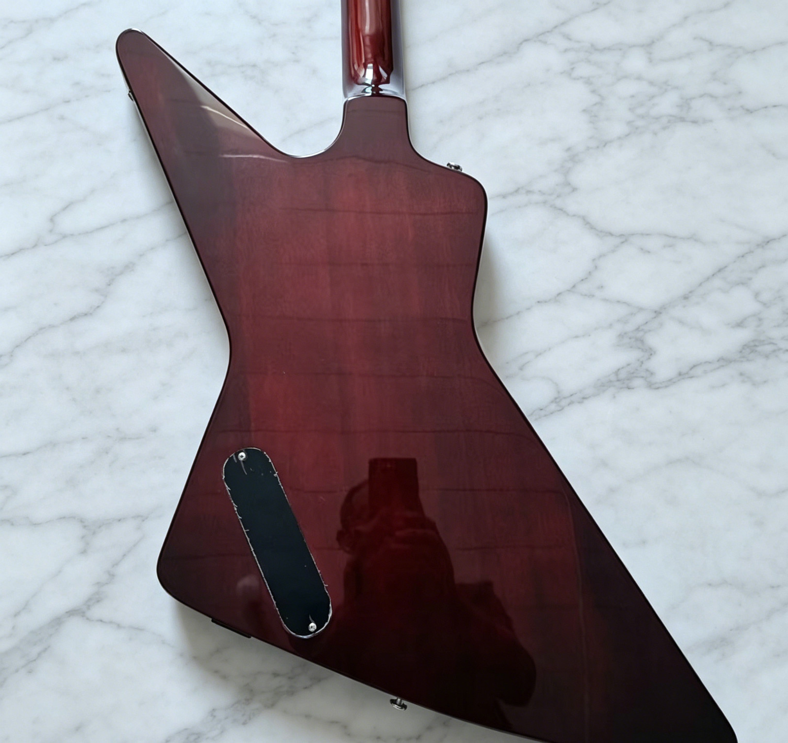 US warehouse Wine Red Electric Guitar HH pickup Chrome Hardware Fast Ship