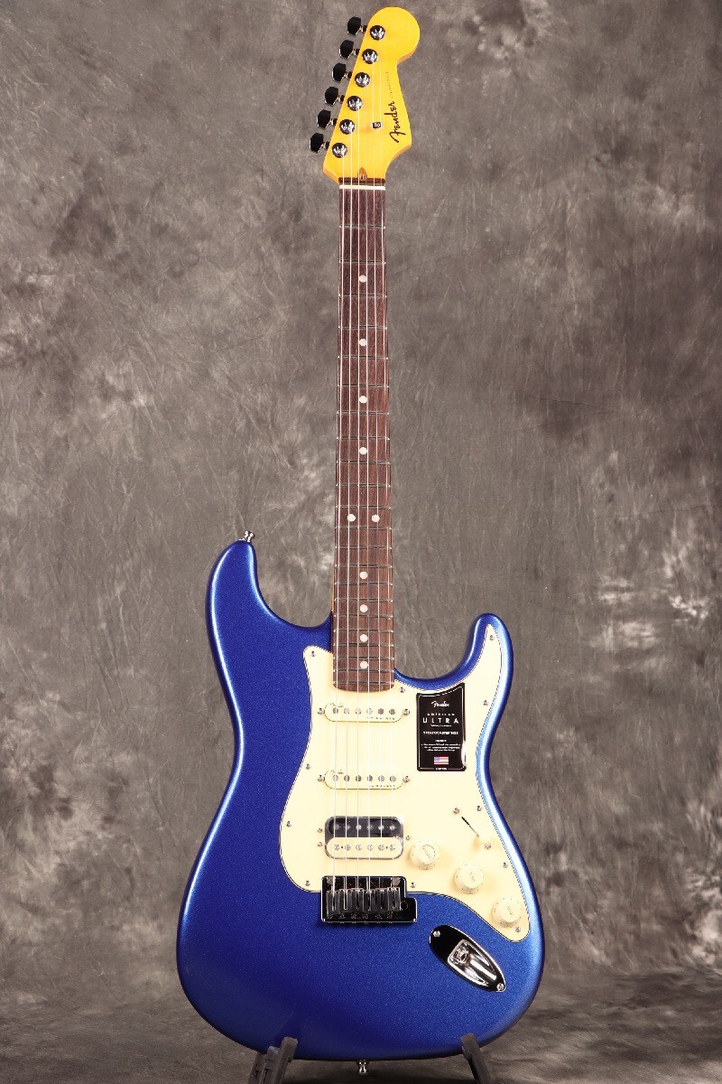 Fender American Ultra Stratocaster HSS Rosewood FB Cobra Blue from JAPAN