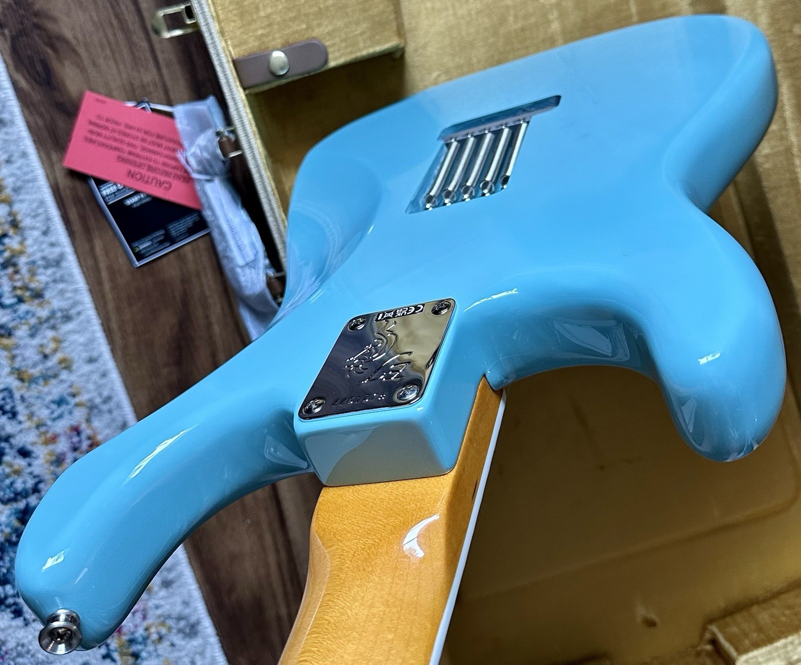 2024 Fender Eric Johnson Rosewood Stratocaster Tropical Turquoise