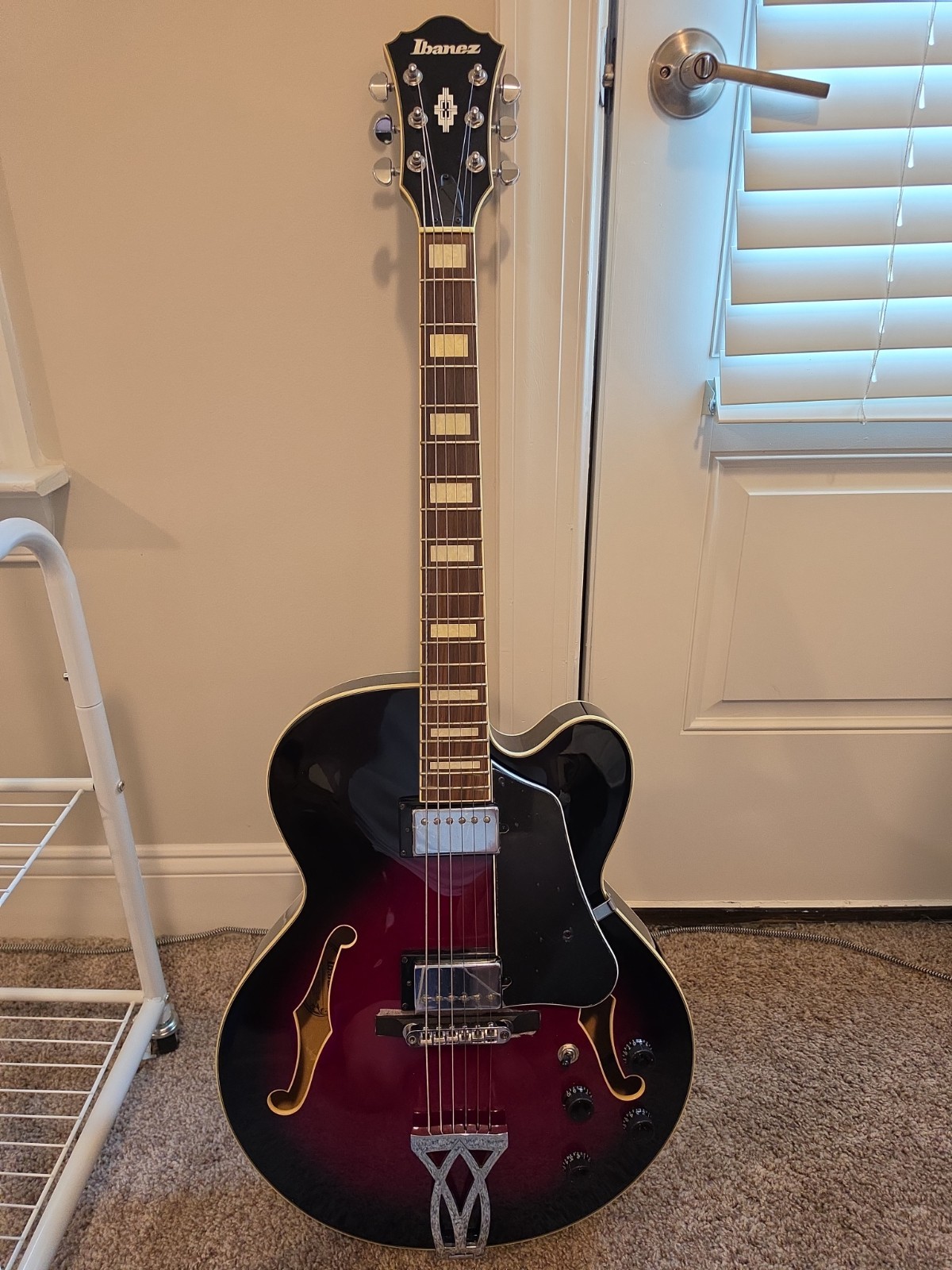 Ibanez Artcore AF75-TRS-12-06 Hollow Body Electric Guitar Burst W/Case