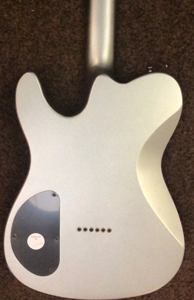 Fender Esquire Celtic Custom Edition Silver Telecaster Electric Guitar-USED