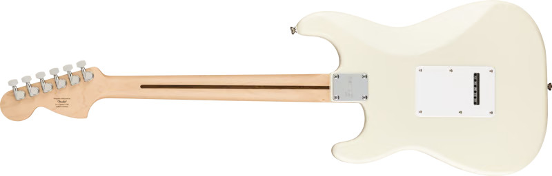 Fender Squier Affinity Series Stratocaster Electric Guitar (Olympic White)