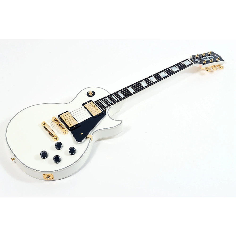 Gibson Custom Les Paul Custom Electric Guitar Alpine White 197881487522 OB