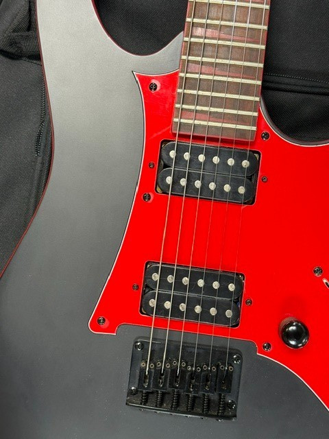 Ibanez GRG131DX RG Gio Black Flat Electric Guitar