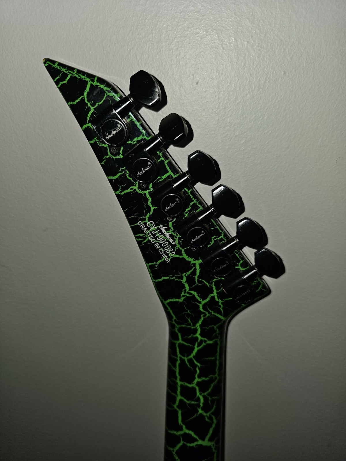 Jackson X Series Soloist SLX Green Crackle Electric Guitar