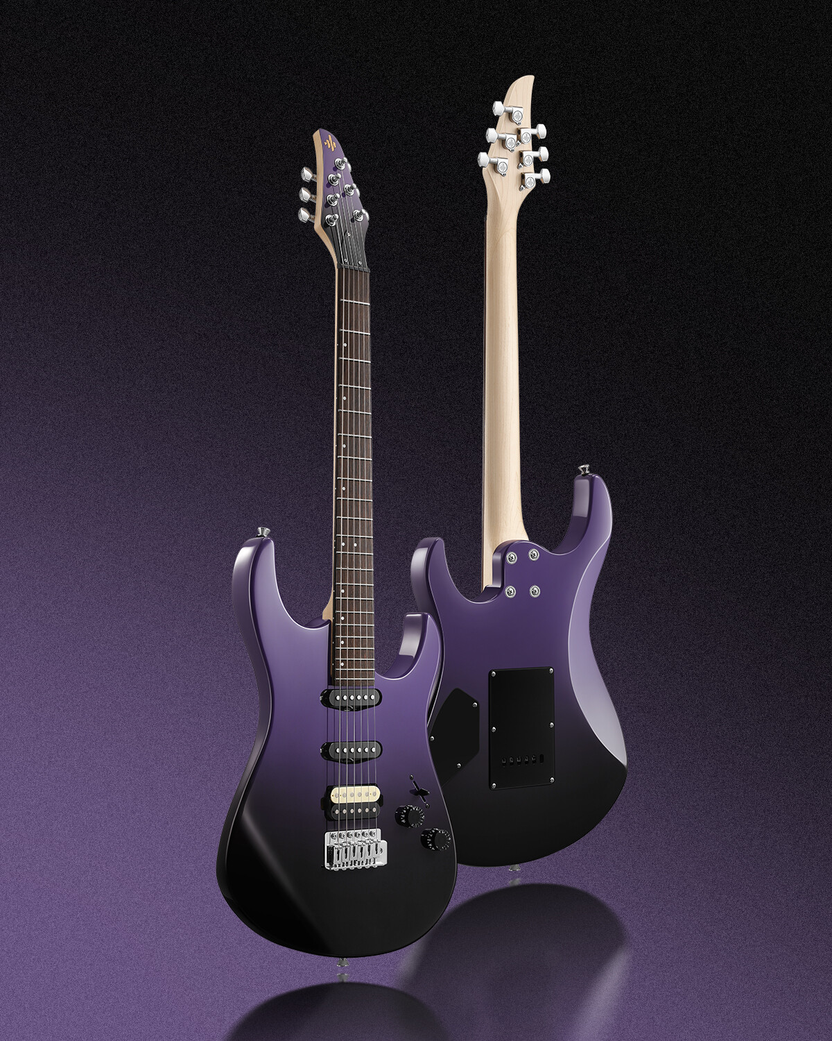 Donner DMT-66 Electric Guitar Solid Body HSS Pickup Tremolo Bridge With Gig Bag