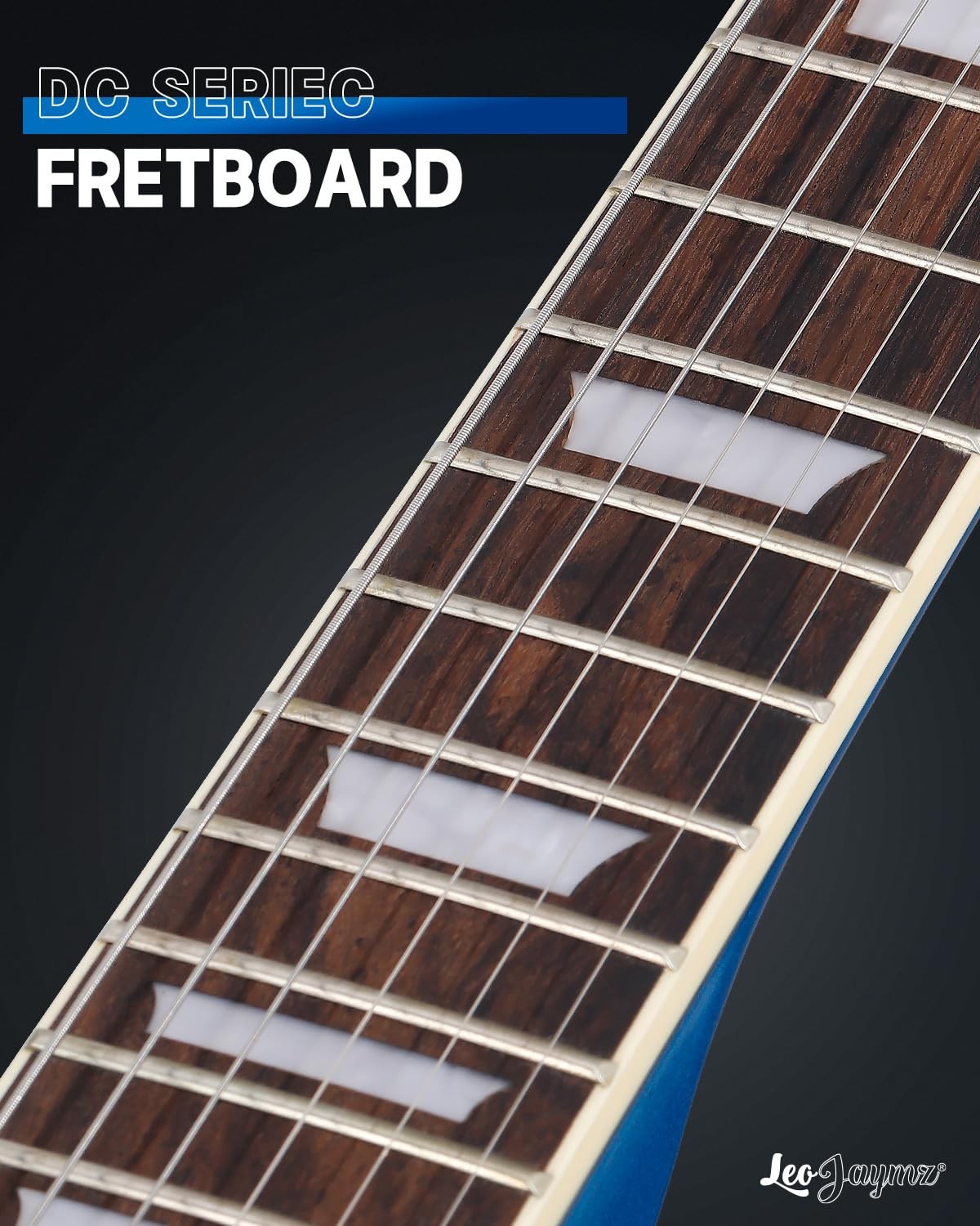 39 Inch Solid Body Electric Guitar – Poplar Wood Body，Maple Neck and Laurel W…
