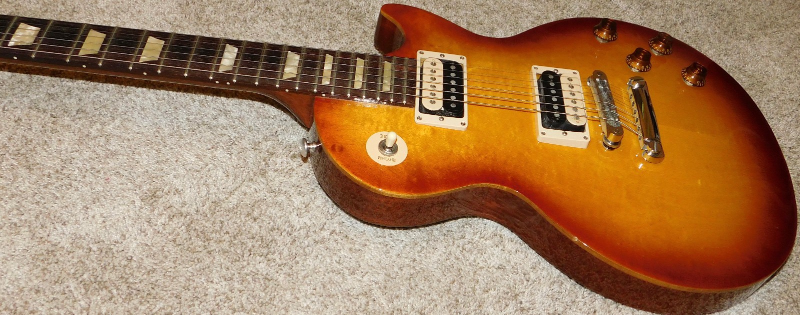 Gibson Les Paul Studio Deluxe III Electric Guitar 2015 Honey Burst