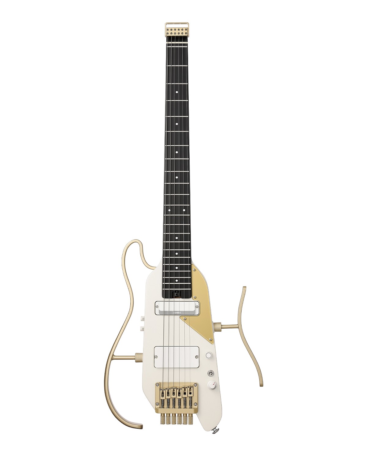 Donner HUSH X PRO Professional Electric Set Guitar Guitarra Electrica White-Luxe