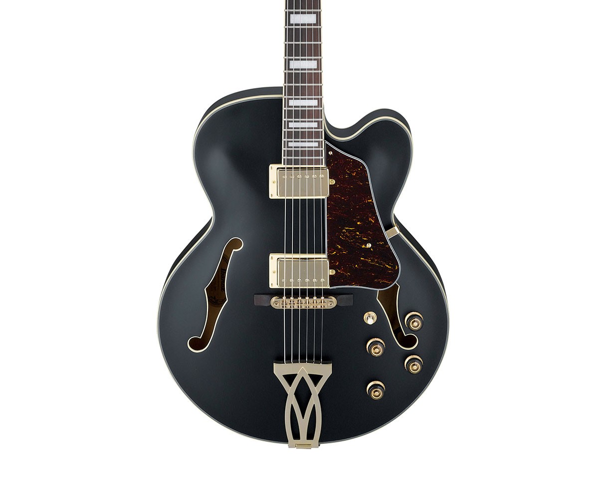 Ibanez AF75G-BKF Artcore Hollowbody Electric Guitar – Black Flat