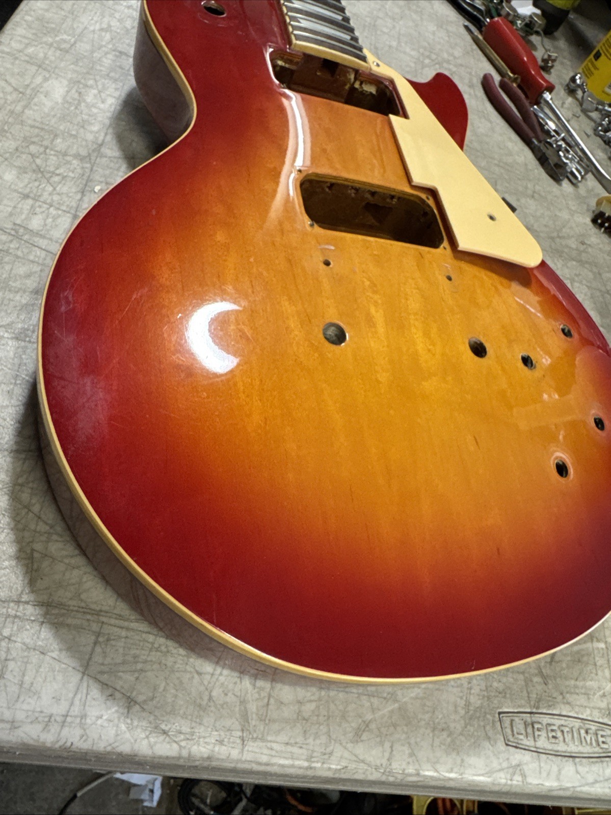 1970 Aria Pro II LS500-CH LP Style Electric Guitar MIJ Japan Husk Restore Build