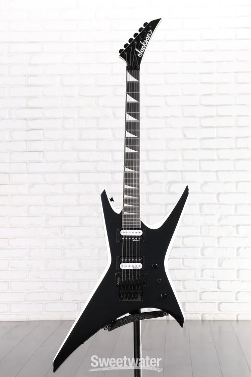 Jackson JS32 Warrior – Black with White Bevels