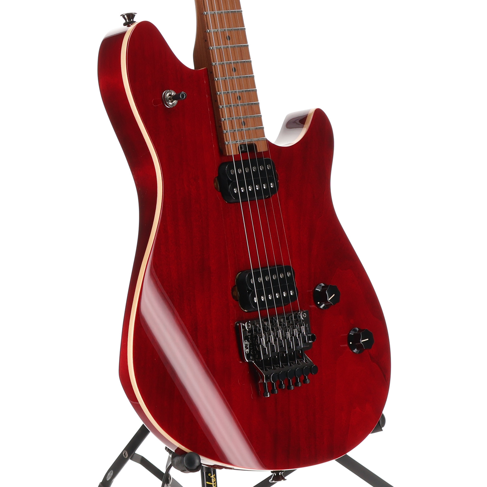 EVH Wolfgang WG Standard QM, Baked Maple Fingerboard, Wine Red (RP)