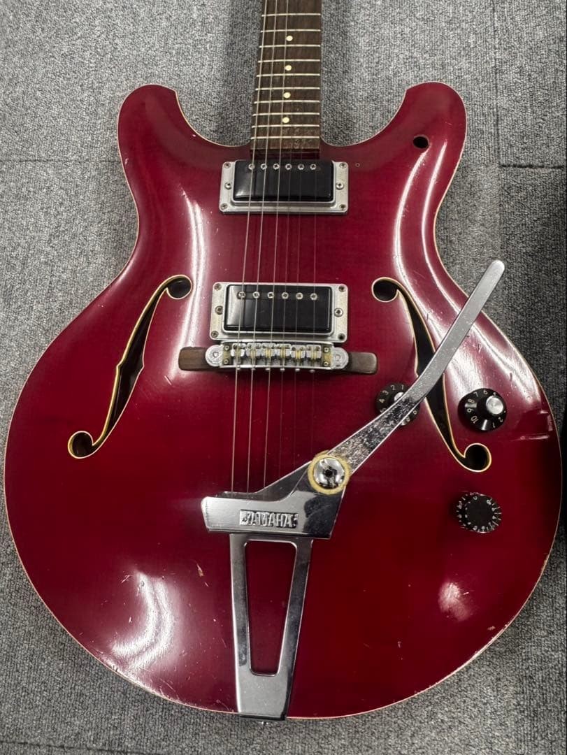 YAMAHA Guitar SA-30T Semi-Hollow Japan Vintage Hard Case Included