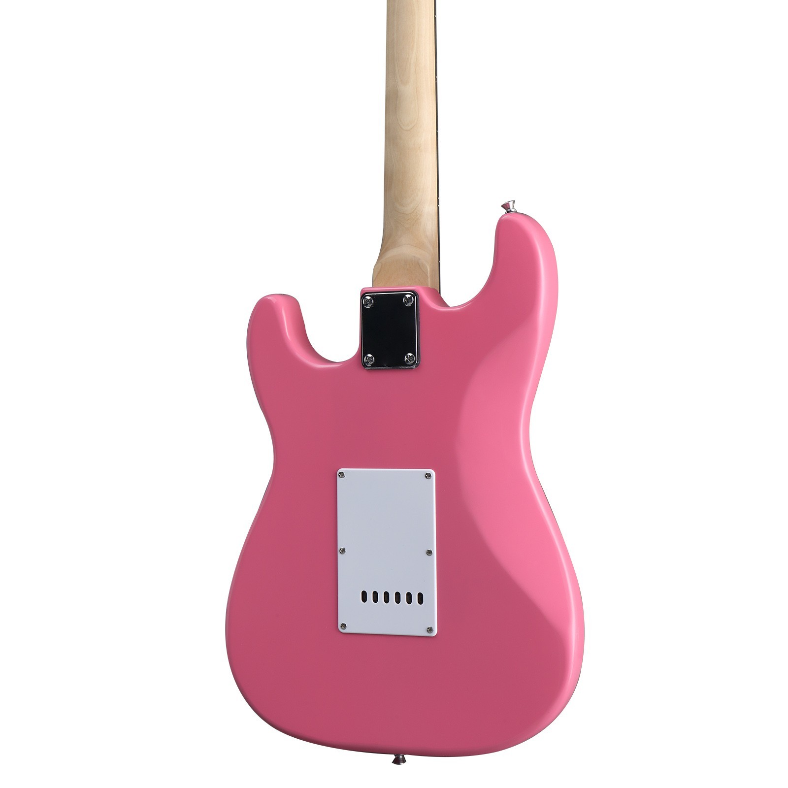 Full-Size Pink Electric Guitar Starter Package with Portable Amp and Accessories