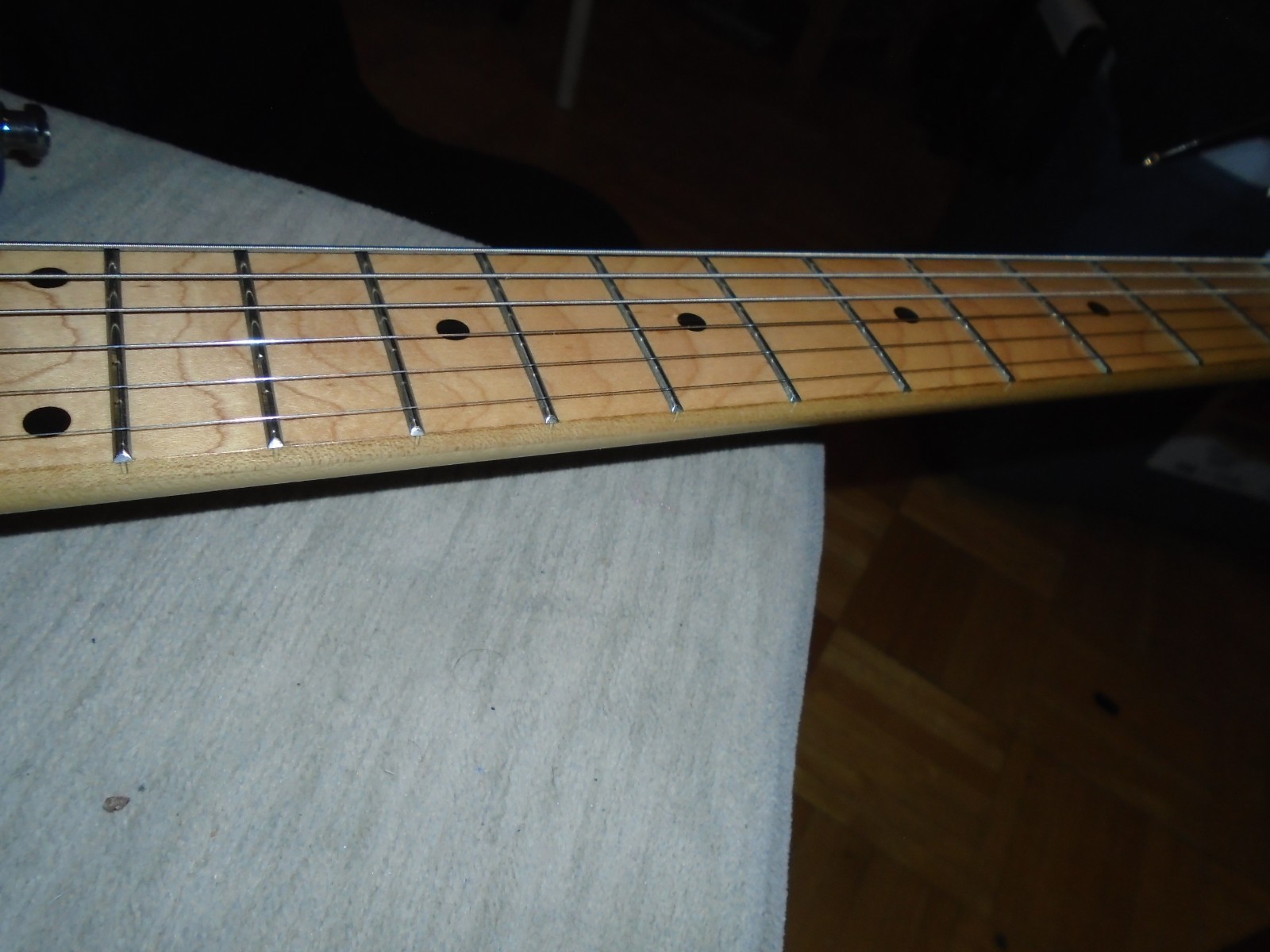 KRAMER PACER w Made in Germany Floyd Rose Blue Metallic Finish