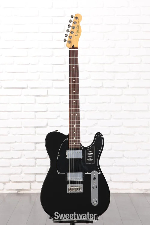 Fender Player II Telecaster HH Electric Guitar – Black with Rosewood Fingerboard