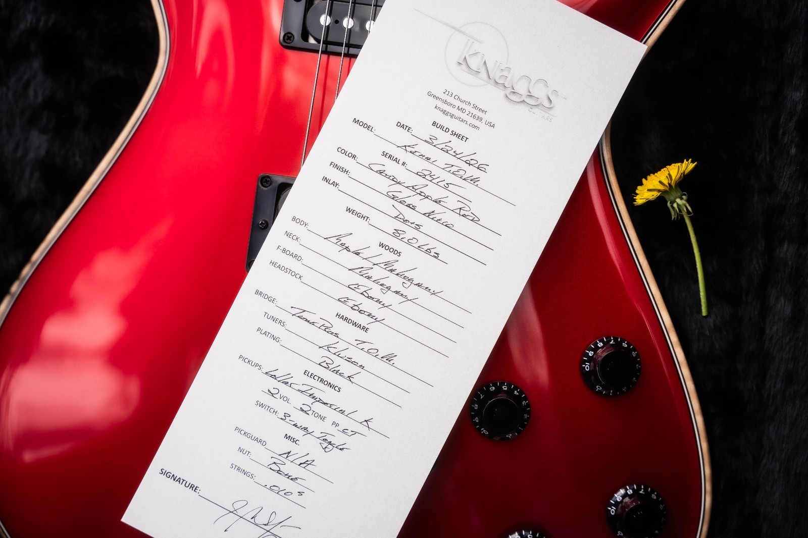 Knaggs Kenai TOM/Candy Apple Red/Black HW