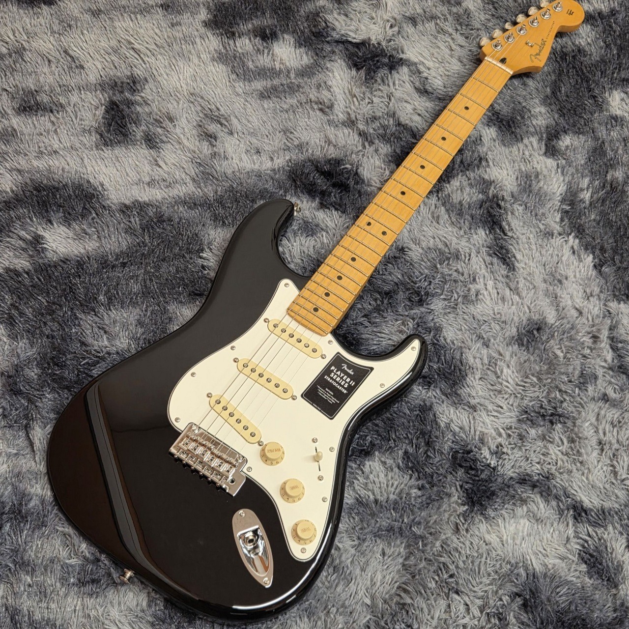 Fender Player II Stratocaster Black Electric Guitar with Gig Bag