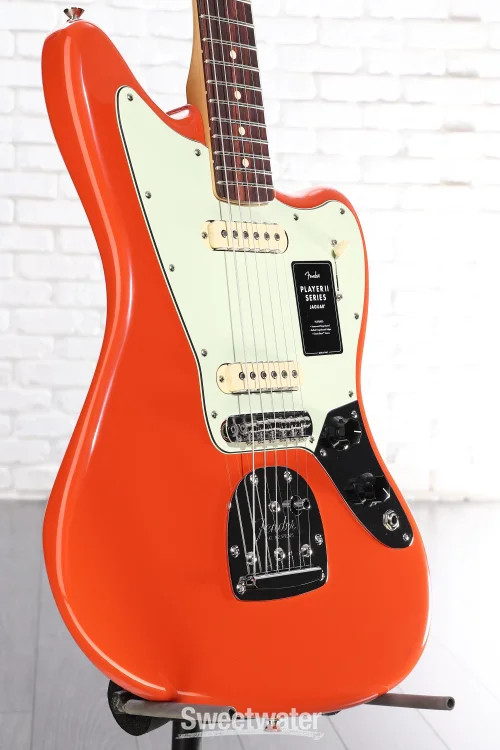 Fender Player II Jaguar Electric Guitar – Rallye Orange