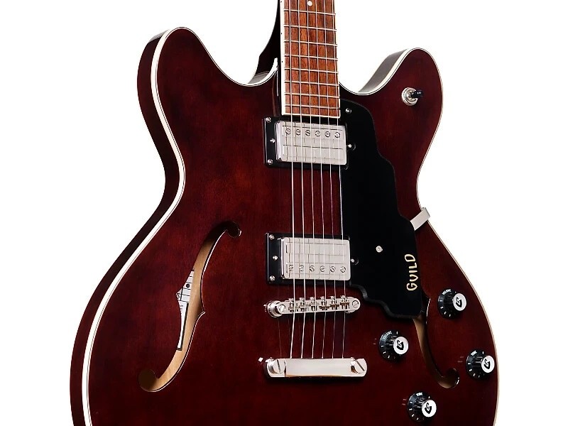 Guild Starfire I DC Vintage Walnut Double Cutaway Semi Hollow Electric *Open Box