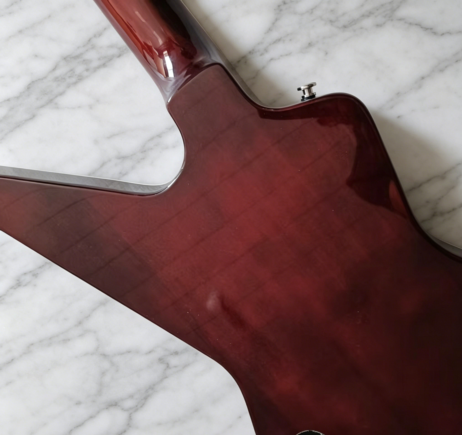 US warehouse Wine Red Electric Guitar HH pickup Chrome Hardware Fast Ship