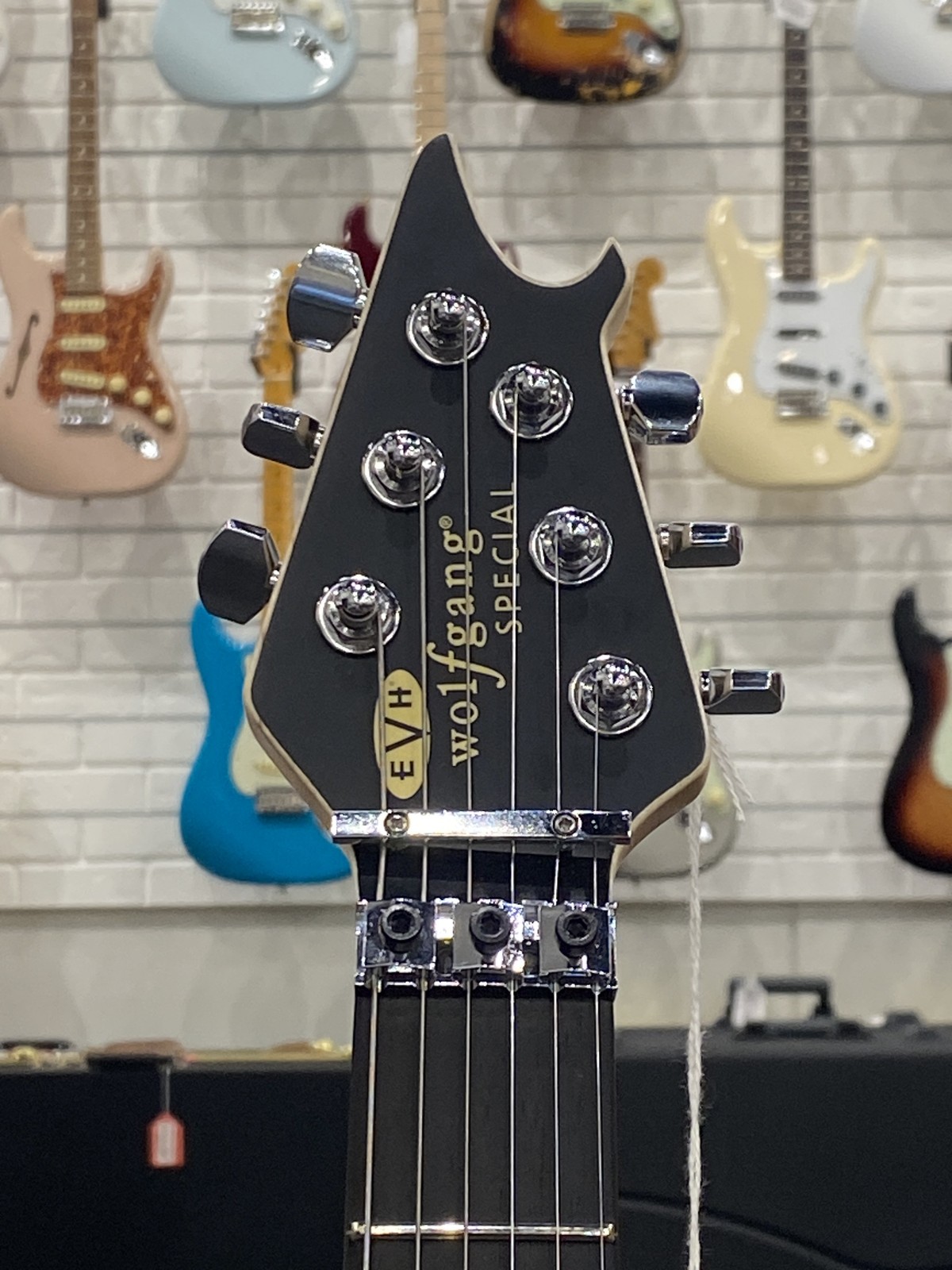 Excellent EVH Wolfgang Special Striped Electric Guitar, Ebony Fingerboard, Black