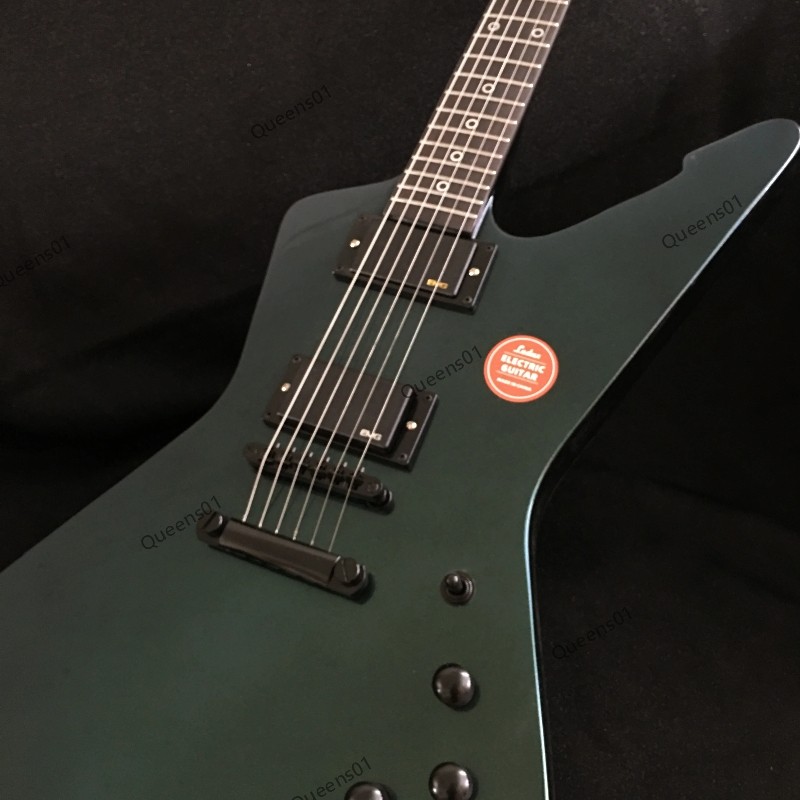 Electric Guitar Stainless Steel Rounded Fret Solid Body Color Change US Ship